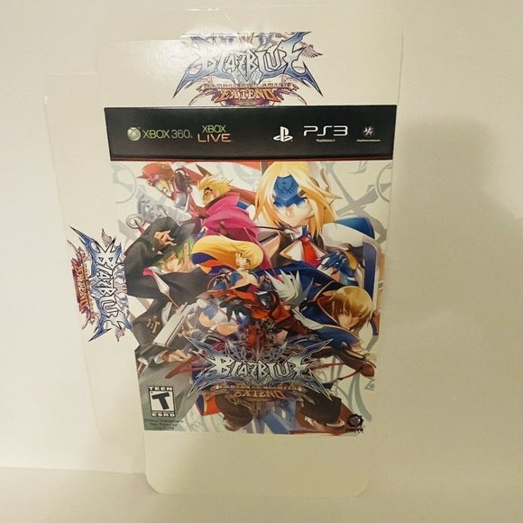 Blazblue Continuum Shift Extend Promotional Display Box Xbox 360 PS3